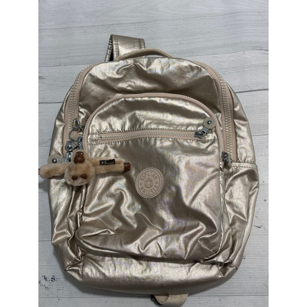 Kipling Women's Seoul backpack metallic gold